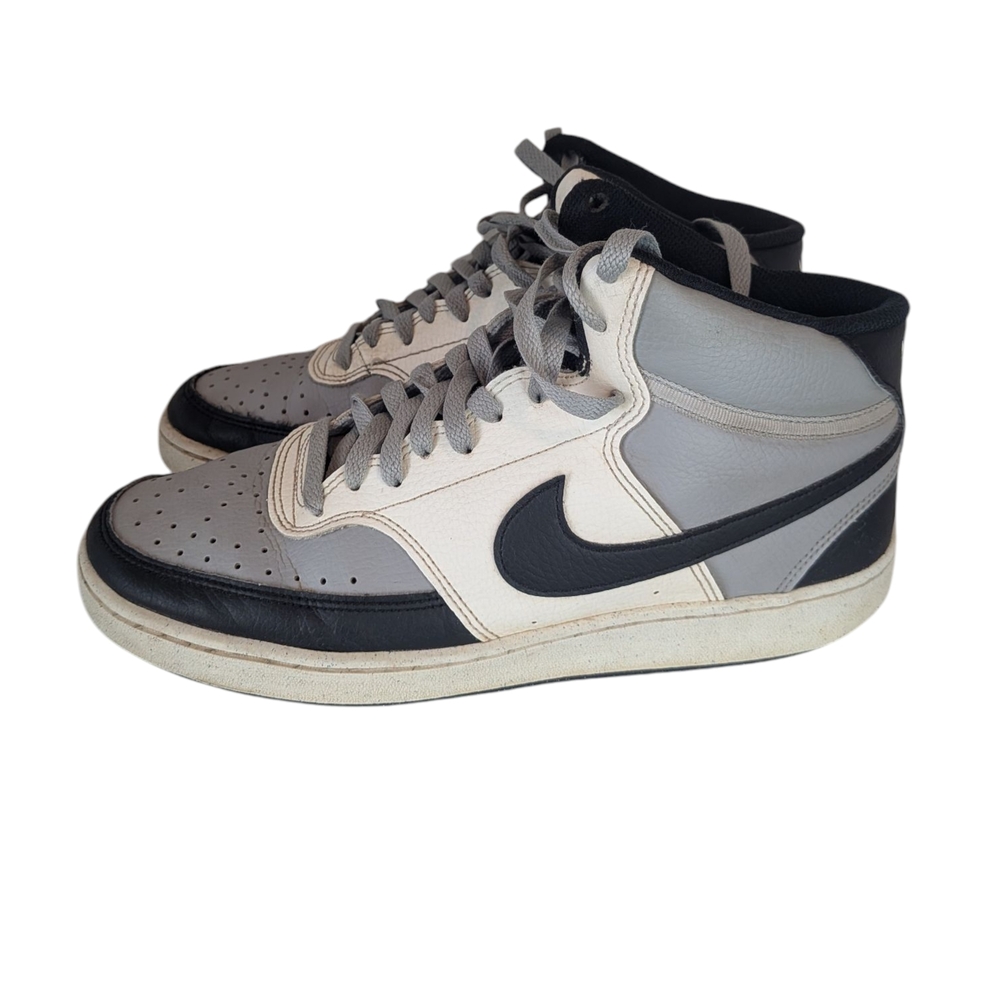 Nike Men's Black and Gray High-Top Sneakers